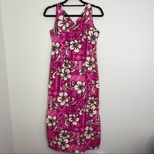 Vintage pink Hawaiian dress